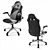 Duo Gaming Chair: Ultimate Comfort and Style 3D model small image 1