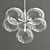 Modern 6-Light LED Pendant 3D model small image 2