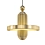  Scandinavian Marble and Metal Pendant Light 3D model small image 1