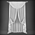 Elegant Polys Curtains 3D model small image 2