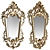 Elegante Italian Mirror 3D model small image 1