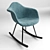 Elegant Kenna Rocking Chair 3D model small image 1