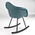 Elegant Kenna Rocking Chair 3D model small image 2