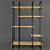 Solid Pine Argon Rack - Stylish and Spacious 3D model small image 2