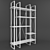 Solid Pine Argon Rack - Stylish and Spacious 3D model small image 4
