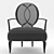 Elegant Mahogany Armchair: La Pausa 3D model small image 4