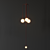 Pistil Pendant Lamp: Elegant Illumination by Michael Anastassiades 3D model small image 2
