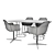 Modern Marelli Dining Set 3D model small image 2