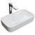 Villeroy & Boch Finion: Elegant Countertop Sink 3D model small image 1