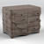 Wave Modern Chest Drawers 3D model small image 7