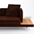 Bebitalia Dock: Sleek and Stylish Sofa 3D model small image 2