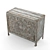 Lockhart Three-Drawer Chest: Rustic Elegance for Your Home 3D model small image 7