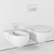 Flaminia Pinch Wall-Hung WC&Bidet 3D model small image 5