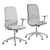 Ergonomic CAROT-B Chair 3D model small image 4