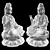 Divine Serenity: Avalokitesvara Statue 3D model small image 4