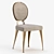 Elegant Medallion Chair 3D model small image 2