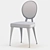 Elegant Medallion Chair 3D model small image 4