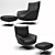 Elegant Chiara Edra Armchair 3D model small image 1