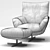 Elegant Chiara Edra Armchair 3D model small image 4