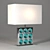 Modern Square Table Lamp by Adler 3D model small image 2
