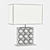 Modern Square Table Lamp by Adler 3D model small image 4