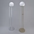 Elegant Bergamo Floor Lamp 3D model small image 1