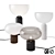 Elegant Scandinavian Table Lamps | Karl-Johan and Kizu by New Works 3D model small image 1