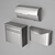 Triple Mailbox Set: Stylish and Convenient 3D model small image 1