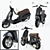 Retro Vespa for 3ds Max - High Quality with Corona 3D model small image 2