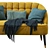 Elegant Margot 2-Seater Sofa 3D model small image 3