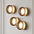 Sleek Dimple Smoke Sconce 3D model small image 1