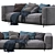 EDRA Sofa: Elegant Design, Comfortable Seating 3D model small image 3