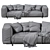 EDRA Sofa: Elegant Design, Comfortable Seating 3D model small image 4