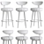 Custom Bar Stool | Handcrafted Perfection 3D model small image 2