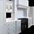 Open Gray Kitchen: Modern & Spacious 3D model small image 4