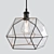 Stained Glass Dome Pendant Chandelier 3D model small image 1