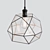 Stained Glass Dome Pendant Chandelier 3D model small image 2