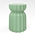 Ceramic Mushroom Stool 3D model small image 4