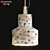 Modern Stone Design Celling Lamp 3D model small image 4