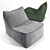 Glowing Comfort: Armchair with VolumeАtmos Design 3D model small image 1