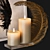 Elegant Ostrich Feather Centerpiece Kit 3D model small image 2