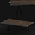 Live Edge Walnut Slab Dining Table 3D model small image 5