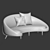 Jonathan Adler Ether Curved Sofa 3D model small image 2