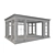 Elegant Outdoor Gazebo 3D model small image 3