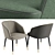 Pace: Stylish and Compact Chair 3D model small image 2