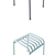 Palissade Table Stool: Sleek and Versatile 3D model small image 5