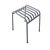 Palissade Table Stool: Sleek and Versatile 3D model small image 8