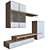 Denver TV Wall Unit: Stylish & Functional 3D model small image 2