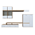 Denver TV Wall Unit: Stylish & Functional 3D model small image 4