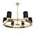Elegant Country Chandelier - Customizable 3D model small image 1